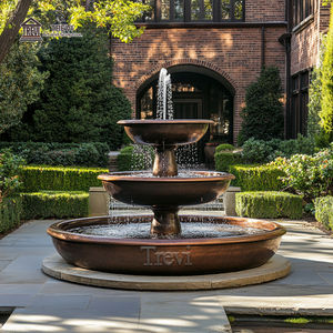 Satılık açık bahçe dekoratif bronz 2 Tier su çeşmesi - Product Image 4