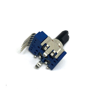 Potenciómetro de volumen estéreo de audio de 14 mm y 7 pines con eje D aislado, potenciómetro de 5 k - Product Image 6