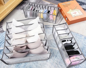 Set of 3 Non-woven Fabric Underwear Closet Drawer Organiser Foldable Wardrobe <strong>Storage</strong> <strong>Box</strong> for Bras Socks <strong>Ties</strong> Scarf - Product Image 5