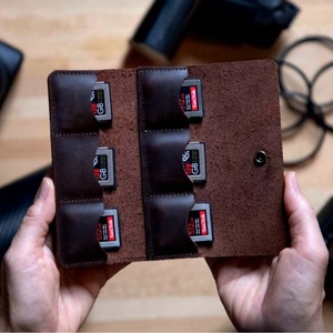 กระเป๋าเก็บการ์ด SD สำหรับกล้อง PU แบบพกพา ความจุขนาดใหญ่ 6 ชิ้น  กระเป๋าใส่ปิ๊กกีตาร์อเนกประสงค์ - Product Image 3