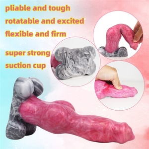 FAAK Dildo en forme de loup-garou, doux, solide et énorme, populaire à bas prix, jouets sexuels pour femmes - Product Image 4