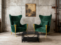 Fauteuils de salon relaxants et luxueux, fauteuil individuel pour appartement, meubles d'appoint, fauteuil de salon moderne pour hôtel
