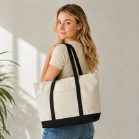 Sac fourre-tout en toile de coton imprimé personnalisé, sac à bandoulière pour femme, idéal comme cadeau d'anniversaire