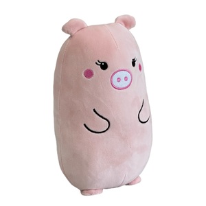 Jouets en peluche personnalisés par le fabricant, jouets en peluche mignons, oreiller en forme <span class=keywords><strong>de</strong></span> cochon rose, coussin, poupée, jouets en coton PP rembourrés, logo personnalisé - Product Image 6