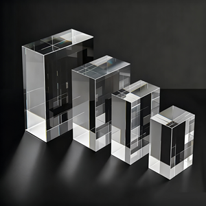 Honor của pha lê trống K9 Tinh thể thủy tinh Cube cho 3D laser khắc bề mặt sản xuất Nhà cung cấp Wedding Crystal <span class=keywords><strong>Craft</strong></span> - Product Image 1