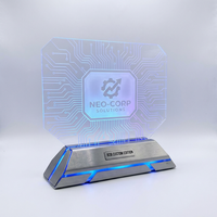 Décoration de chambre Cyberpunk virale sur TikTok - Accessoire de jeu LED en acrylique - Forme personnalisée imprimée UV - Néon futuriste multi-occasions