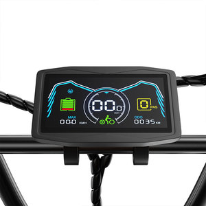 Vélo électrique tout-terrain 20 pouces, stock UE, livraison rapide, 48V 35Ah 250W, moteur arrière puissant, avec siège arrière et panier avant - Product Image 2