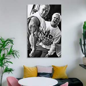 Toile d'art murale avec portrait de Tom Platz, culturiste, impression sur toile, décoration murale motivante pour la salle de sport, la remise en forme, fabriqué en Chine - Product Image 4