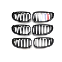 Grilles double ligne en ABS noir brillant pour BMW Série 5 E60 2004-2010 Grilles de voiture