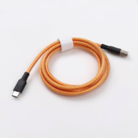 Câble de clavier USB vers Type C Connecteurs tressés en nylon pour les jeux de bureau