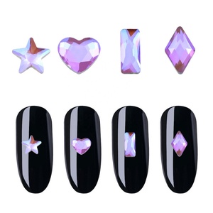 OLeeya Venta al por Mayor 1440 Piezas de Cristales de Vidrio Multicolor con Formas Variadas, Piedras Decorativas, Diamantes Planos para Diseño de Uñas, Fábrica de Pedrería - Product Image 5