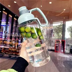 Custom Logo Straw Water Cup Women Large Capacity With Graduated Scale Water Bottle Sports Hot Selling Water Bottle