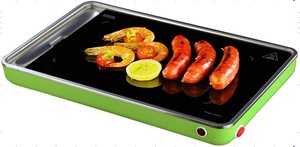 Usage domestique Beau design <span class=keywords><strong>plancha</strong></span> de table coréen BARBECUE électrique gril en verre - Product Image 3