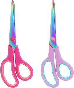Tailor <b>Scissors</b> with Ergonomic Anti slip Grip and Titanium Coated Cutting Edge Durable Fabric Craft <b>Scissors</b> for DIY Quilting - Product Image 1