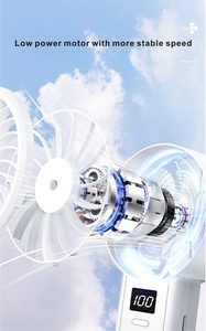 Mini Portable Rechargeable Plastic Handheld Fan <b>Clip</b>-On Stroller Fan with Detachable Tripod for <b>Car</b> Seat Cooling Household Use - Product Image 3