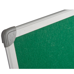 Tableau d'affichage en liège avec <span class=keywords><strong>cadre</strong></span> en aluminium de différentes couleurs et panneau décoratif en tissu - Product Image 3