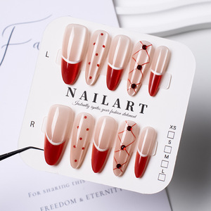 <span class=keywords><strong>Uñas</strong></span> Postizas <span class=keywords><strong>de</strong></span> Diseño Personalizado Hechas a Mano con Caja <span class=keywords><strong>de</strong></span> Exhibición Acrílica, Estilo Aleatorio, Liquidación por Tiempo Limitado - Product Image 6
