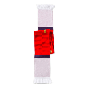 Écharpe en acrylique tricotée jacquard avec logo personnalisé de football, design nouveau, légère et chaude, pour femmes et hommes fans, idéale pour l'hiver - Product Image 2