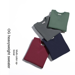 Maglione Invernale 470G Pesante e Spesso Ameli Khaji, Senza Fodera, in Velluto, Girocollo, Maniche Lunghe, Taglio Dritto, Unisex - Product Image 2