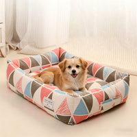 Vente directe d'usine en Chine, lit pour chien et chat en coton PP écologique, mignon, rectangulaire, universel quatre saisons, amovible et lavable