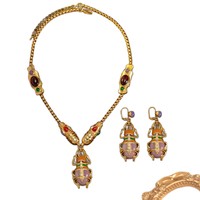 Collier pendentif scarabée vintage, artisanat complexe, chaîne en bambou – Élégance raffinée haut de gamme, style mid-century