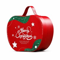 Boîte cadeau personnalisée pour petites entreprises, Noël, Halloween, exquise, biodégradable, en forme de forme classique, laminée mate