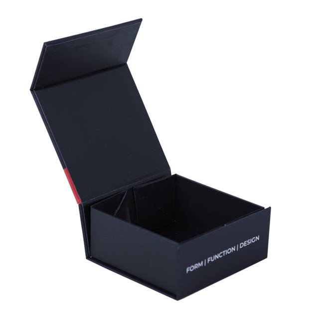 2026 New Arrival Small Packaging Rigid Paper Box Black Matt Lamination Custom Magnetic Closure Gifts Crafts Box