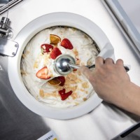 Mesin Es Krim Meja Galaxy Pro V1 Khusus Kafe, Mesin Es Krim Mini, Membuat Gelato, Es Krim, Sorbet Segar, Portabel