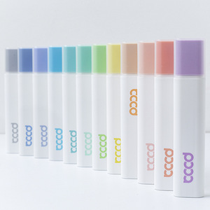 Imple-Juego de rotuladores de gran capacidad para estudiante, 6 paquetes de bolígrafos creativos de colores soleados y suaves, protección para los ojos - Product Image 2