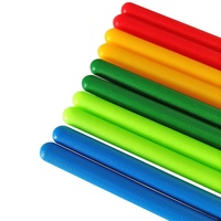 Custom Logo Durable Percussion Instrument Accessories 5A Plastic ABS Colourful Drumsticks Colorful Drum Sticks