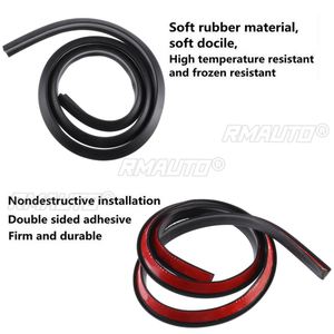 แผ่นยางกันกระแทกขอบล้อรถยนต์ ขนาด 1.5 เมตร จำนวน 4 ชิ้น ป้องกันรอยขีดข่วนและโคลน - Product Image 2