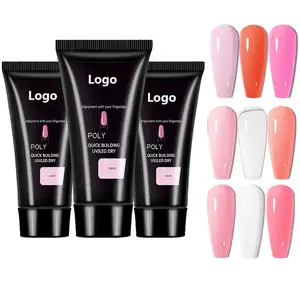 Private Label Quick Acrygel Poly Nail Gel For Extension Poligel Acrylic UV Gel Polish DIY Manicure Nail Supplies