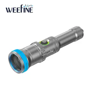 WEEFINE WF088 Solar ZOOM Light 1500lumens Professional Diving Torch SZ1500 Zoom torch Dive Flash Lights LED Flashlight
