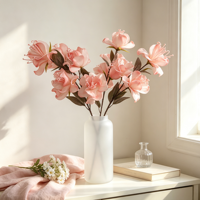 Fleur artificielle en mousse PE de 112 cm, type Crinum, style vintage, couleur personnalisable pour arrangements floraux de mariage, hôtel et maison - Vente en gros