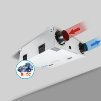 110V ~ 220V 50Hz 60hz air système de ventilateur de récupération d'énergie fraîche pour la purification de l'air PM2.5