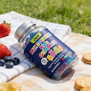 Gomitas de Vitaminas para Niños OEM/ODM, Multivitamínicas para Adolescentes y Adultos, Inmunidad, Antioxidantes, Veganas, Sabor a Fresa, Gomitas de Ositos - Product Image 4