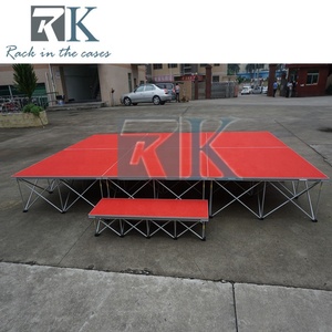 Scène de concert portable 4x4 pieds, plateforme modulaire, scène intelligente à vendre - Product Image 2