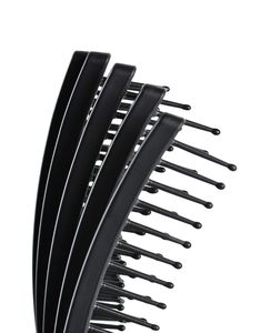 Cepillo Desenredante para Cabello con Cerdas de Nylon Resistentes al Calor, Diseño Personalizado Negro de 9 Líneas - Product Image 2