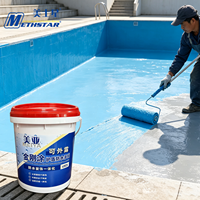 Fournisseur Direct Usine V955 Revêtement Acrylique Émulsion Diamantée Carbonate de Calcium Imperméable pour Mur Film Sans Joint