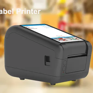 58mm touch screen thermal label printing machine roll sticker 2 inch label plastic printer