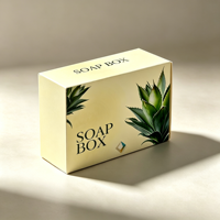 Ventes chaudes, savon artisanal de luxe haut de gamme, boîte cadeau rigide personnalisée, matériaux recyclés, boîte à bougies