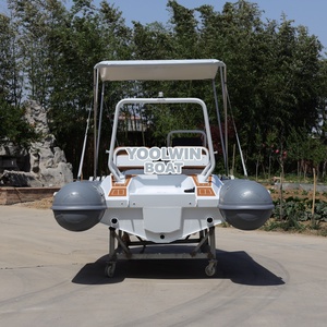 Bote Inflable Semirrígido <span class=keywords><strong>Zodiac</strong></span> RIB480 de 16 pies Personalizado en China, Bote RIB con Remos y Motor Fuera de Borda - Product Image 5