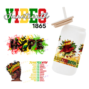 Pegatina DTF UV con diseño de dibujos animados de Juneteenth <span class=keywords><strong>para</strong></span> niños y niñas, calcomanía impermeable sin necesidad de calor <span class=keywords><strong>para</strong></span> vasos de 16 oz, ideal <span class=keywords><strong>para</strong></span> fiestas y manualidades. - Product Image 6