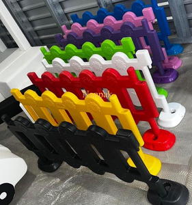 Valla de juegos blanda popular blanca y rosa de PE resistente para fiestas, eventos infantiles, cumpleaños, uso interior, con puerta y valla blanca - Product Image 5