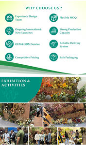 Maceta de Cerámica con Flores Mixtas, Flor Artificial, Decoración Central Mixta, Decoración de Interiores y Opción de Regalo - Product Image 6