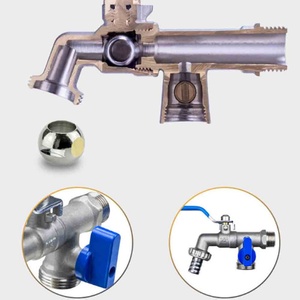Anti-Freeze Bibcocks 1/2" X 3/4" Brass Garden Hose Faucet Outdoor Garden Water <b>Tap</b> Faucet Brass Washing Machine Faucet Bidcocks - Product Image 4