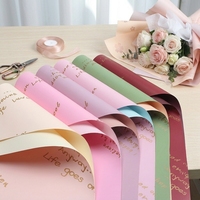 Kertas Pembungkus Bunga Matte Tahan Air untuk Buket