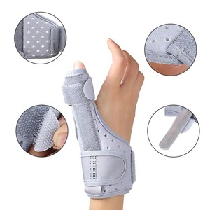 Médico elástico ajustável dedo apoio polegar estabilizador artrite pulso tendinite polegar tala - Product Image 4