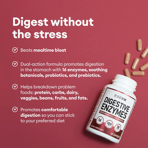 Enzymes digestives pour femmes de marque privée Complément probiotique Pilules d'enzymes digestives probiotiques pour femmes végétaliennes - Product Image 5