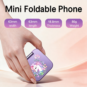 Teléfono <span class=keywords><strong>Celular</strong></span> Plegable <span class=keywords><strong>Mini</strong></span> I16 Pro al por Mayor, 2G GSM, Doble SIM, Cámara de 0.08MP, Bluetooth, Radio FM, Teléfono Móvil Portátil - Product Image 4